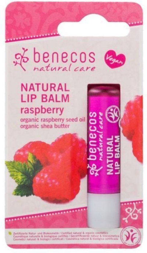 Benecos Natural Vegan Lipbalm - Raspberry 4.8g