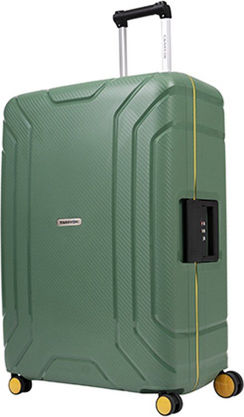 CarryOn Steward TSA Reiskoffer 100 liter - Groen - Hardcase - 75cm