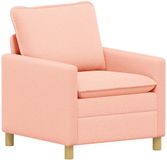 vidaXL Bank Roze Stof 76 x 81 x 87,5 cm