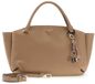 GUESS Gilda 3 Compartment Satchel Handtas Schoudertas Beige Taupe