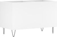 vidaXL Armoire pour disques 74,5x38x48 cm bois de réaction blanc