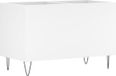 vidaXL Armoire pour disques 74,5x38x48 cm bois de réaction blanc