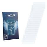 Savvies - Screenprotector voor TomTom GO Professional 5" - Folie Beschermfolie transparant 18 Stuks