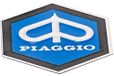 Piaggio Embleem Zeshoekig Cascade Aluminium, Zelfklevend 31 X 36 Mm Voor Vespa Px T5 Enz.