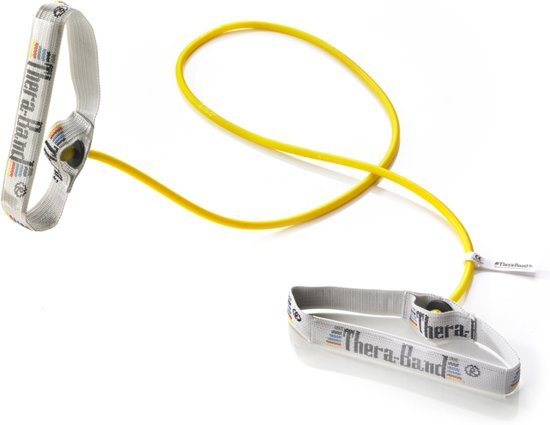 Theraband Bodytrainer 1 4 m flexibel licht - geel