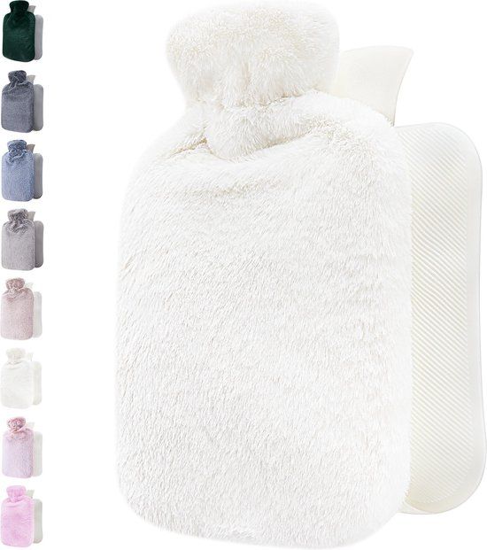 Qomfor Kruik met Extra Zachte Hoes - 1.8L - Wit