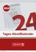 BRUNNEN Dagkalender 2024, 1 pagina = 1 dag 98 x 142 mm, sleufbreedte 68 mm, wit