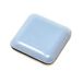 Adsamm PTFE-50-SA-GR-2424-100 PTFE-glijder, grijs-blauw, 24 x 24 mm