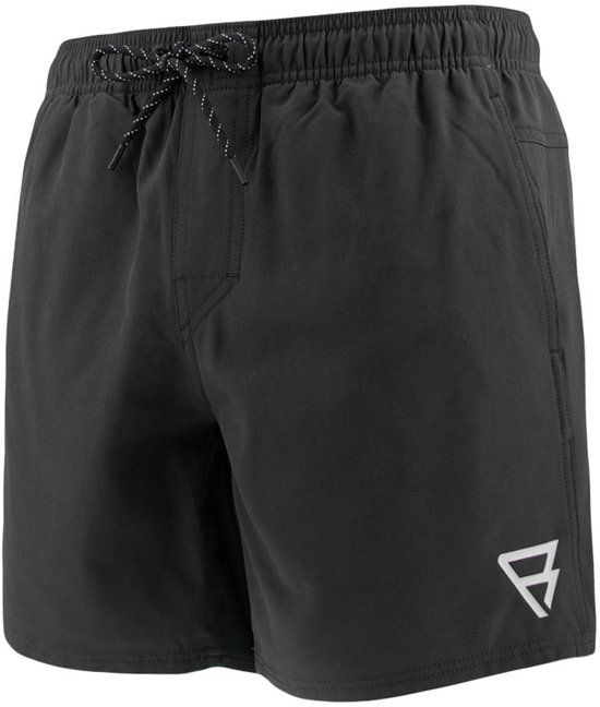 Brunotti Bru-conic Zwembroek Heren - Zwemshort met 4-Way Stretch - Black - XL