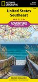 United Adventure Maps United States, Southeast Map: 3126