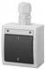 AQUANT 2K inbouwschakelaar, 2-polig, IP65, gris, 5003-65