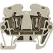 Weidmüller 1720920000-1 Borne traversante 5,10 mm à ressort Beige 1 pièce(s)
