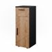 Vicco Irma Halfhoge kast – 30 x 81 cm Eik goud/antraciet