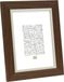 Deknudt Frames fotolijst S45VH3 - bruin met zilverbies - foto 15x20 cm