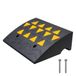 VEVOR 1x Drempelhelling Massief rubberen deur Drempelhelling Max. draagvermogen tot 15 ton Stoeprandhelling 49,1 x 37 x 15,2 cm Rolstoelhelling Toegangshelling Rubberen oprijplaat Geschikt voor oneffen terrein Stoepranden