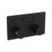 Brauer Black Edition - 3 voies - Thermostaat inbouw - Drukknop - Inbouw/opbouwdelen - Mat zwart