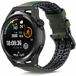 Huawei Watch GT Runner bracelet en silicone / cuir (noir/vert)