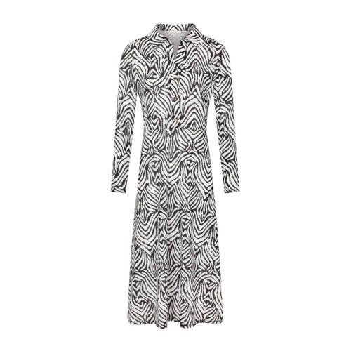 Morgan dress with all over print black/white