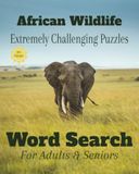African Wildlife Word Search book | 8 x 10 inches with 50+ Puzzles