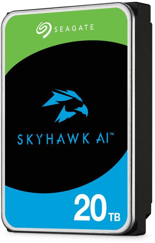 Seagate SkyHawk AI ST20000VE004 interne harde schijf 20 TB 7200 RPM 512 MB 3.5" SATA III
