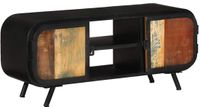 vidaXL Tv-meubel - 110x30x45 cm - Massief Gerecycled Hout