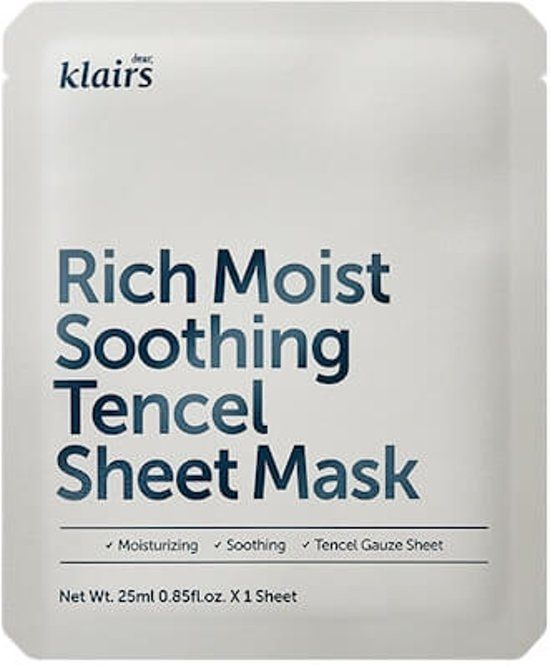 Klairs Rich Moist Soothing Tencel Sheet Mask 25ml