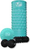 Urban Fitness Massageset Rubber Turquoise/zwart 5-delig