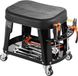 VEVOR Siège d'atelier roulant pour mécanicien 136kg avec plateau à outils pivotant