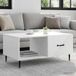 Maison Exclusive - Table basse, blanc, 90 x 50 x 40 cm, panneau de particules