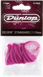 41P1.14 Dunlop 41P114 Delrin Plectrum 1.14mm 12-Pack