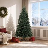 vidaXL Kunstmatige Inklapbare Kerstboom 180 cm PVC en Metaal Groen