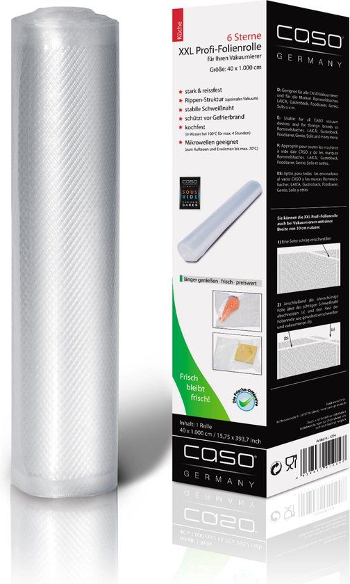 CASO 1224 XXL Vacuümrollen 40x1000 cm