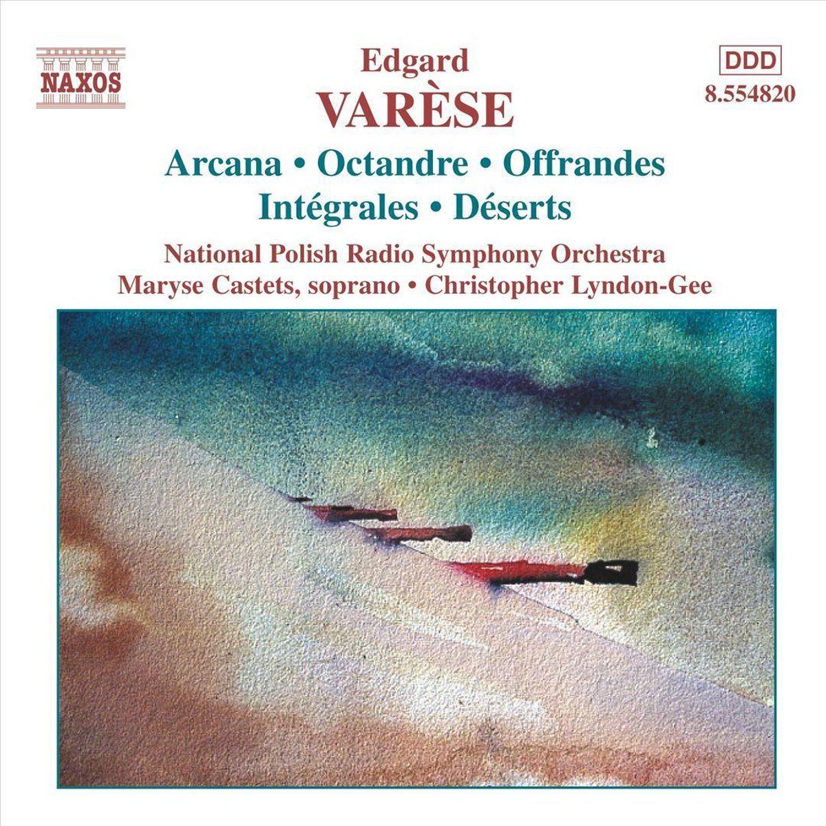 OUTHERE Varese: Arcana, Integrales, Deserts / Lyndon-Gee, Polish NRSO - Muziek