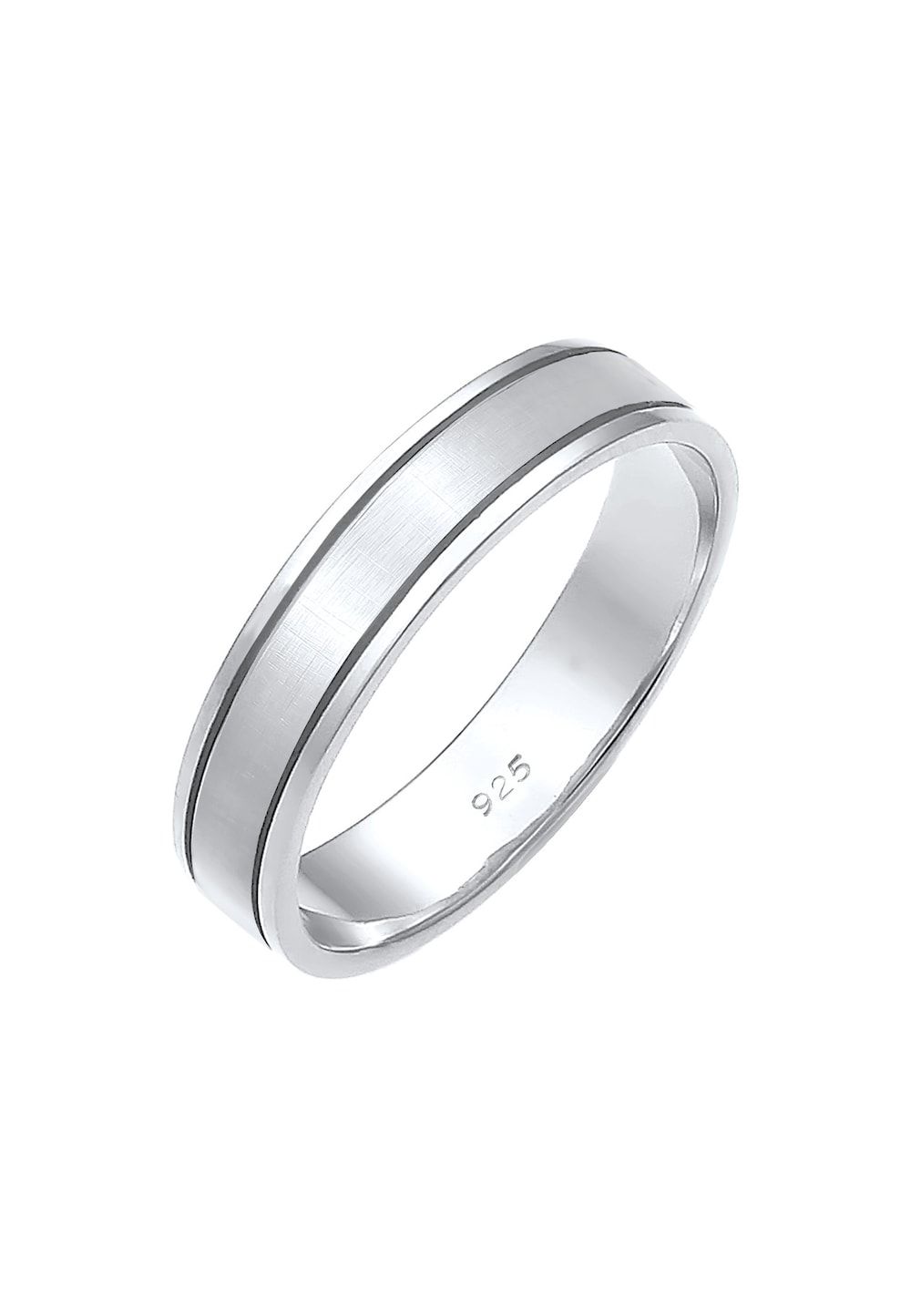Elli PREMIUM Ring Dames Band Paar Bruiloft 925 Sterling Zilver