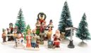 Lumineo Kaemingk B.V. Kerstdorp Straatfiguren - set van 9