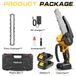 StarTech Mini kettingzaag - Accu-kettingzaag 15 cm - 1500 W - Set met 2 accu's