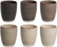 Cookinglife Bekers Delice Grijs 350 ml – Set van 6