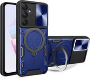 Techsuit Hoesje geschikt voor Samsung Galaxy A36 - CamGuard Pro Back Cover - Blauw