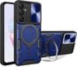 Techsuit Hoesje geschikt voor Samsung Galaxy A36 - CamGuard Pro Back Cover - Blauw