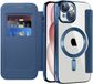 Techsuit - SmartMag Book Case - iPhone 15 - Bleu