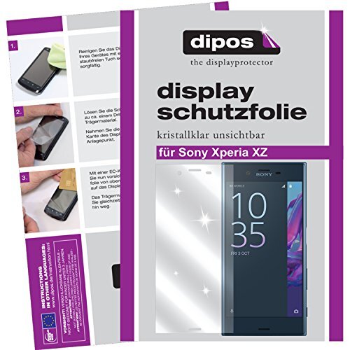 dipos I 6X beschermfolie helder compatibel met Sony Xperia XZ folie displaybeschermfolie