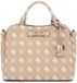 GUESS Silia Girlfriend Satchel Biscotti Logo Taupe Handtas