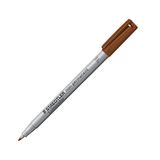 Staedtler Lumocolor non-permanent F marker brown 0.6 mm