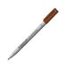 Staedtler Lumocolor non-permanent F marker brown 0.6 mm