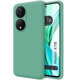 Hoesjes Huawei Honor X7b Hoesje van vloeibare siliconen, zeer zacht, groen
