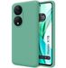 Hoesjes Huawei Honor X7b Hoesje van vloeibare siliconen, zeer zacht, groen