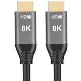 By Qubix Qubix HDMI Kabel 1 meter - 2.1 - 4K + 8K Ultra HD - HDMI naar HDMI - 48Gbps (120hz) - 7680x4320 resolutie - Zwart