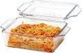 Haorui Industrial Technology Co., Ltd. Plat de four avec couvercle en verre - Sécurité alimentaire - 1L - Gain de place - Transparent