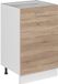 Vicco R-Line meuble bas de cuisine, Sonoma/Blanc, 50 cm sans plan de travail