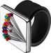 ZenithVibe Naaien - Bracelet magnétique porte-épingles - Coussin magnétique pour aiguilles - Artisanat broderie noir